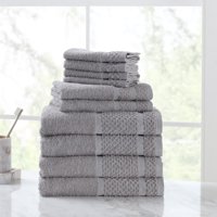 [Soft & Durable] Mainstays Value 10-Piece Cotton Bath Towel Set