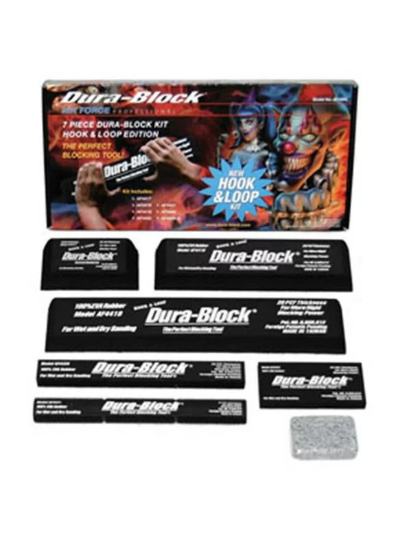 Dura-Block AF44HL 7pc. Hook and Loop Sanding Dura Block Kit