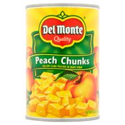 Del Monte Yellow Cling Peach Chunks in Heavy Syrup, 15.25 Oz