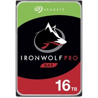 Seagate IronWolf Pro 16TB NAS Hard Drive 7200 RPM 256MB Cache CMR SATA 6.0Gb/s 3.5" Internal HDD ST16000NE000