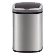 BestMassage Stainless Steel 13 Gal Kitchen Trash Can with Touch Free Automatic Sensor