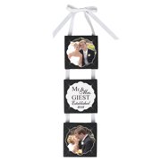 Personalized Mr. and Mrs. Wedding Photo Hanging Canvas
