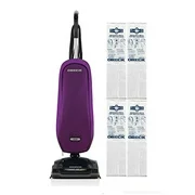Oreck Axis Upright Lightweight Vacuum Cleaner-3 YEAR Warranty, 2 Tune Ups And 4 Hepa Bags Bundle -Purple