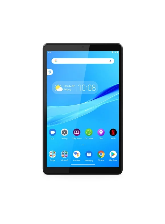 Lenovo Smart Tab M8 8" Tablet with Google Assistant, 32GB Storage, 2GB Memory, 2GHz Quad-Core Processor, Android 9 Pie, HD Display