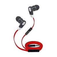 Super High Clarity 3.5mm Stereo Earbuds/ Headphone for Apple 6S/ 6/ Plus/ SE/ 5S/ 5C/ 5/ iPad Pro/ Mini/ Air/ iPod touch 5th 4th (Red) - w/ Mic & Volume Control + MND Stylus