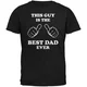 Father's Day This Guy Best Dad Ever Black Adult T-Shirt - Medium - image 1 of 1
