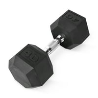 CAP Barbell Coated Hex Dumbbell, Single 3-120 lbs