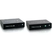 C2G TruLink TruLink VGA over Cat5 Extender Box Transmitter to Box Receiver Kit - Video extender - over CAT 5 - up to 298 ft - TAA Compliant