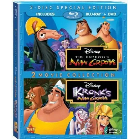 The Emperor's New Groove / Kronk's New Groove (Blu-ray + DVD), Disney, Kids & Family