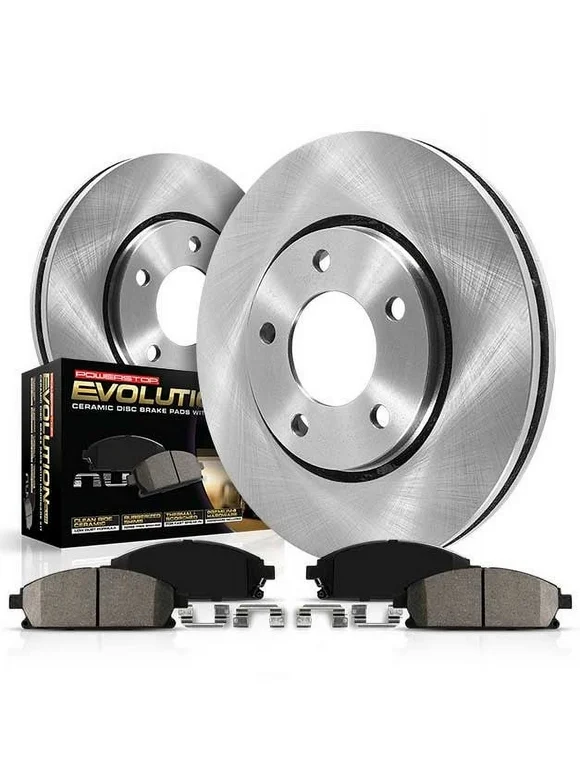 Power Stop Front Stock Replacement Brake Pad and Rotor Kit KOE6961