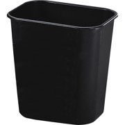 Rubbermaid Commercial, RCP295500BK, Standard Series Wastebaskets, 1, Black