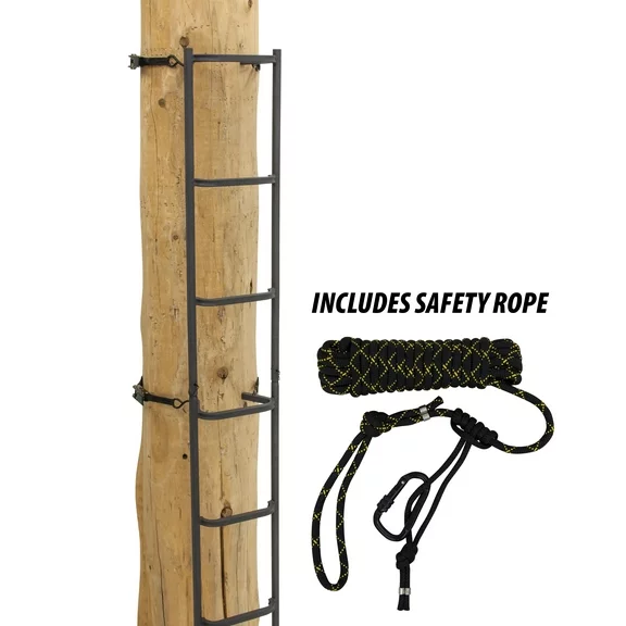 Rivers Edge®, Big Foot™ Tree Ladder W/ Safety Rope, RE731