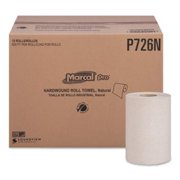 Marcal PRO Hardwound Roll Paper Towels, 1-Ply, 7 7/8" x 600ft, 12 Rolls/Pack,12 Pack/Carton -MRCP726N