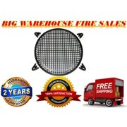 18" SubWoofer Metal Mesh Cover Waffle Speaker Grill Protect Guard DJ Car Audio