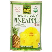 Native Forest Organic Pineapple Slices, 15 Ounce Cans