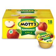 Mott's Applesauce, 4 oz cups, 18 count