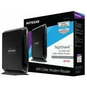 NETGEAR Nighthawk C7000-100NAR (C7000-100NAS) AC1900 (24x8) DOCSIS 3.0 WiFi Cable Modem Router Combo (C7000) Certified for Xfinity from Comcast, Spectrum, Cox, & more (Certified Refurbished)