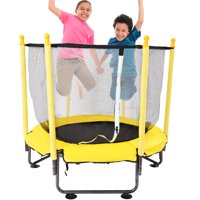 Mchoice 50In Kids Trampoline With Enclosure Net Jumping Mat And Spring Cover Padding