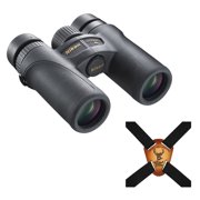 Nikon Monarch 7 8x30 ATB Binocular (Black) with Crooked Horn Outfitters Binocular Harness Bundle