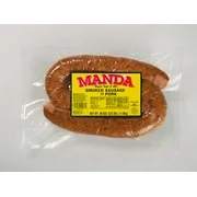 Manda Smoked Sausage with Pork, 40 Oz.