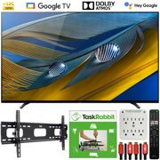 Sony XR65A80J 65 inch A8H 4K OLED Smart TV 2021 Model Bundle with TaskRabbit Installation Services + Deco Gear Wall Mount + HDMI Cables + Surge Adapter