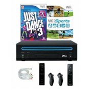 Refurbished Nintendo Wii Console Bundle With Just Dance 3 Wii Sports And 2 Controllers