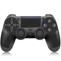 NETNEW PS4 Wireless Game Controller Console Bluetooth Gamepad Compatible with PS4 Rechargeable  Double Shock for PS4  (Black)