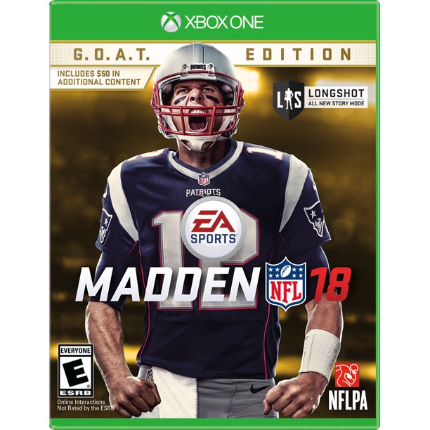 Madden NFL 18 G.O.A.T. Edition, Electronic Arts, Xbox One, 014633738094