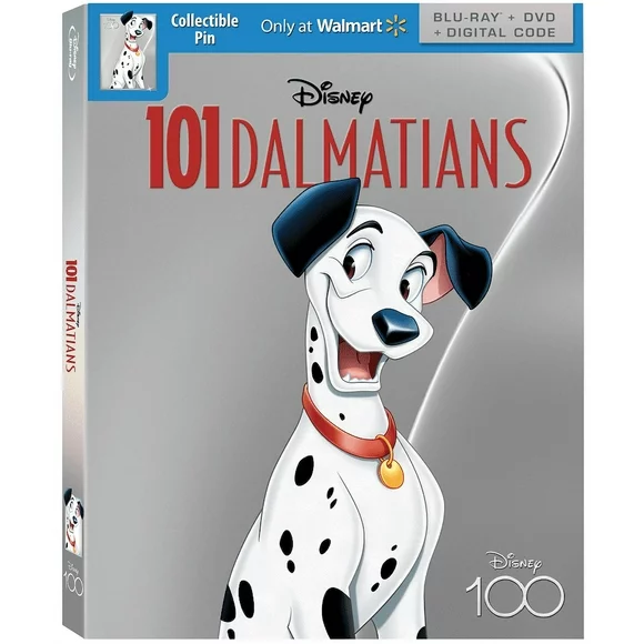 101 Dalmatians - Disney100 Edition Daily Saves Exclusive (Blu-ray + DVD + Digital Code)