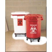 Rubbermaid FG263294RED 27-1/4 In. H Biohazard Waste Can