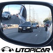 Blind Spot Mirrors.XLarge for SUV, Truck, and Pick-up Engineered by Utopicar for Blind Side (2 Pack)