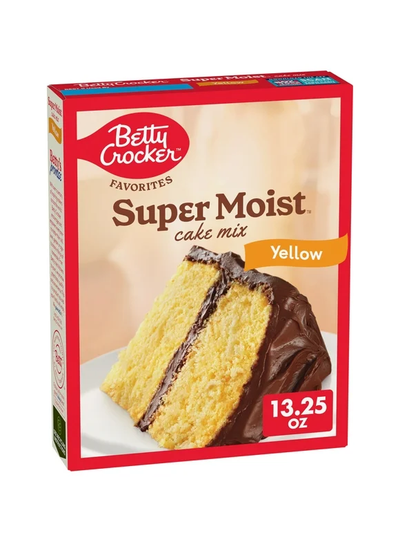 Betty Crocker Favorites Super Moist Yellow Cake Mix, 13.25 oz
