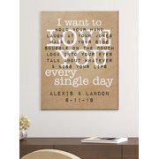 Personalized Every Single Day Canvas