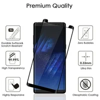 For Samsung Galaxy Note 9 Full Screen CoverageTemper Glass Screen Protector, Clear
