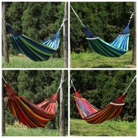 Outdoor Hammock Multiples Load Capacity Up to 880lbs Portable with Carrying Bag Yard Camping Tree Suspended Hanging Bed with Tree Straps