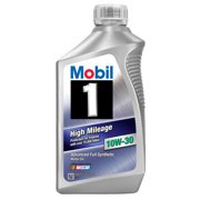 (3 Pack) Mobil 1  10W-30 High Mileage Motor Oil, 1 qt.