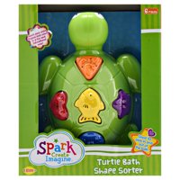 Spark Create Imagine Turtle Shape Sorter Bath Set, 6 Pieces