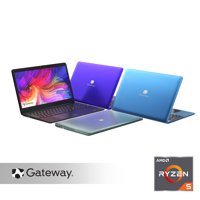 Gateway 15.6" FHD Ultra Slim Notebook, AMD Ryzen 5 3450U, 8GB RAM, 256GB SSD, Tuned by THX Audio, Fingerprint Scanner, 1MP Webcam, HDMI, Cortana, Windows 10 Home