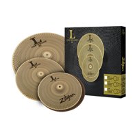 Zildjian LV348 L80 Low Volume 4-Cymbal Pack - 13" Hi-Hat Pair, 14" Crash, 18" Crash/Ride