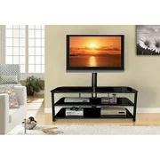 Spar Glass And Metal Tv Stand For Tvs Up To 65
