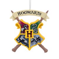 Hallmark Harry Potter Hogwarts Crest Christmas Ornaments
