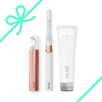 Quip Copper Metal Electric Toothbrush, Toothpaste & Refillable Floss Gift Set