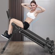 NK HOME Ab Crunch Machine, Adjustable Abdominal/ Tummy Exercise Equipment, Ab Core Cruncher/ Glider Trainer, with LCD Display, for Home Gym Muscle Build Fitness Workout