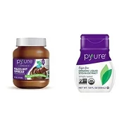 Organic Hazelnut Spread With Cocoa By Pyure | Keto Friendly, No Palm Oil, Vegan | 13 Oz & Organic Liquid Stevia Extract Sweetener, Simply Sweet, Sugar Substitute, 200 Servings, 1.8 Fluid Ounce