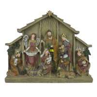 9.75" Tabletop Nativity Scene Christmas Figure Decoration