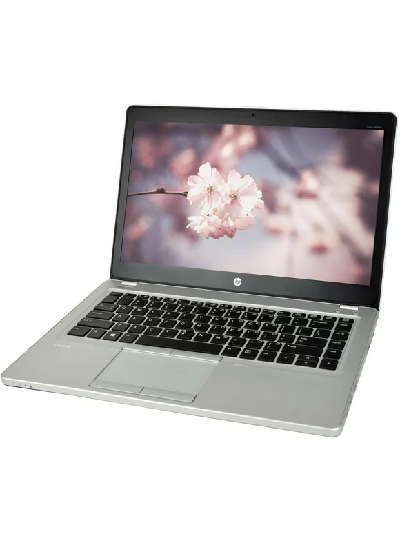 Used HP Folio EliteBook 9480M 14" Laptop, Windows 10 Pro, Intel Core i5-4310U Processor, 8GB RAM, 180GB Solid State Drive