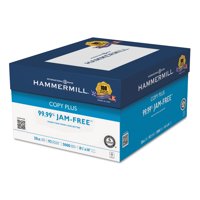 Hammermill Copy Plus Copy Paper 92 Brightness 20lb 8-1/2 x 14 White 5000 Sheets/Carton 105015CT