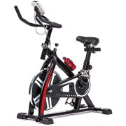 FDW Indoor Cycling Exercise Bike with Heart Pulse, LED Display, Adjustable Seat and Handlebars
