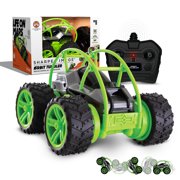 Sharper Image Orbit Tumbler RC Car Toy for Kids, Remote Control Stunt Spinning Cars, Long Range 2.4 GHz Racing, 360 Power Flips