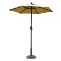 Home and Garden HGC 6 ft. Metal Patio Umbrella with Crank
